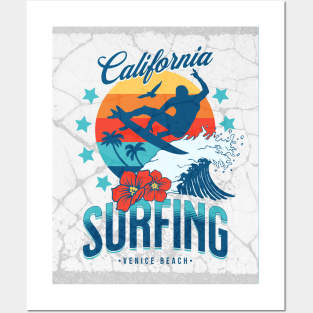 California Surfing - Palm Beach Posters and Art